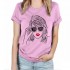 Taylor Swift T-shirt décontracté à manches courtes et col rond pour femme