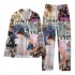 Pyjama Taylor Swift élégant Ensemble de pyjama style étoile Taylor Swift grande taille