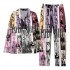 Pyjama Taylor Swift élégant Ensemble de pyjama style étoile Taylor Swift grande taille