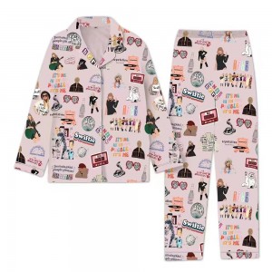 Ensemble de pyjama imprimé Taylor Swift Pyjama mode grande taille Taylor Swift Pyjama Grinch