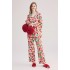 Pyjama identique de Taylor Swift, fête d'écureuil sur le thème de noël en coton brossé en bambou, vêtements de maison Parent-enfant Taylor Swift