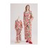 Pyjama identique de Taylor Swift, fête d'écureuil sur le thème de noël en coton brossé en bambou, vêtements de maison Parent-enfant Taylor Swift