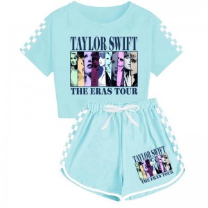 Taylor Swift garçons et filles T-shirt et shorts pyjamas de sport enfants Taylor Swift costumes