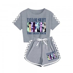 Taylor Swift garçons et filles T-shirt et short ensemble de pyjama de sport enfants Taylor Swift pyjamas