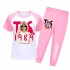 Ensemble de pyjama printemps et été taille 110-170 Taylor Swift pour enfants Ensemble de pyjama Taylor Swift