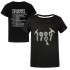Taylor Swift T-shirt imprimé réversible pour enfants Pyjama à manches courtes Taylor Swift