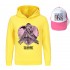 Taylor Swift Sweat à capuche + chapeau pour garçons et filles Pyjama Taylor Swift et visière rose