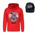 Taylor Swift Sweat à capuche + chapeau pour garçons et filles 4 couleurs Pyjama Taylor Swift et visière rose ou noire