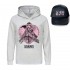 Taylor Swift Sweat à capuche + chapeau pour garçons et filles 4 couleurs Pyjama Taylor Swift et visière noire
