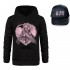 Taylor Swift Sweat à capuche + chapeau pour garçons et filles 4 couleurs Pyjama Taylor Swift et visière noire