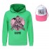 Taylor Swift Sweat à capuche + chapeau pour garçons et filles 4 couleurs Pyjama Taylor Swift et visière rose