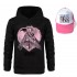 Taylor Swift Sweat à capuche + chapeau pour garçons et filles 4 couleurs Pyjama Taylor Swift et visière rose