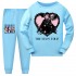Taylor Swift Ensemble pantalon long à manches longues pour enfants Ensemble de pyjama Taylor Swift fille