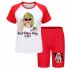 Taylor Swift Red Nose 110-170 Ensemble pyjama t-shirt et short pour garçons et filles