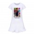 Taylor Swift 100-160 Pyjama à manches courtes pour filles, chemise de nuit Taylor Swift Homewear jupe pour l'été