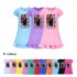 Taylor Swift 100-160 Pyjama à manches courtes pour filles, chemise de nuit Taylor Swift Homewear jupe pour l'été