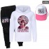 Ensemble pyjama trois pièces sweat-shirt + pantalon + chapeau de soleil pour enfants Taylor Swift