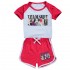 Taylor Swift Ensemble pyjama de sport à manches courtes et short pour enfants, tailles 100 à 170