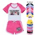 Taylor Swift Ensemble pyjama de sport à manches courtes et short pour enfants, tailles 100 à 170