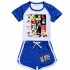 Taylor Swift 100-170 Short à manches courtes pour enfants Costume de sport Taylor Swift Ensemble pyjama pour enfants