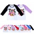 1989 Taylor Swift Pyjama T-shirt à manches courtes à manches trois-quarts pour enfants