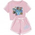 Taylor Swift 120-160 T-shirt et short pour enfants, combinaison de sport, pyjama d'été Taylor Swift