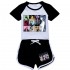 Taylor Swift Taille 100-170 Pyjamas pour enfants Taylor Swift T-shirt Shorts Costume de pyjama de sport