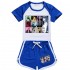 Taylor Swift Taille 100-170 Pyjamas pour enfants Taylor Swift T-shirt Shorts Costume de pyjama de sport