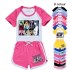 Taylor Swift Taille 100-170 Pyjamas pour enfants Taylor Swift T-shirt Shorts Costume de pyjama de sport