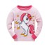 Conjunto de pijama estampado Unicorngirl lindo para niña infantil