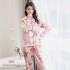 Nuevo Satin seda mujer 'pijamas Lindo Impresióned set pjs para senoras