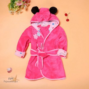 conjuntos de pijamas de animales y robe para niños baratos Conjuntos de batas multicolores